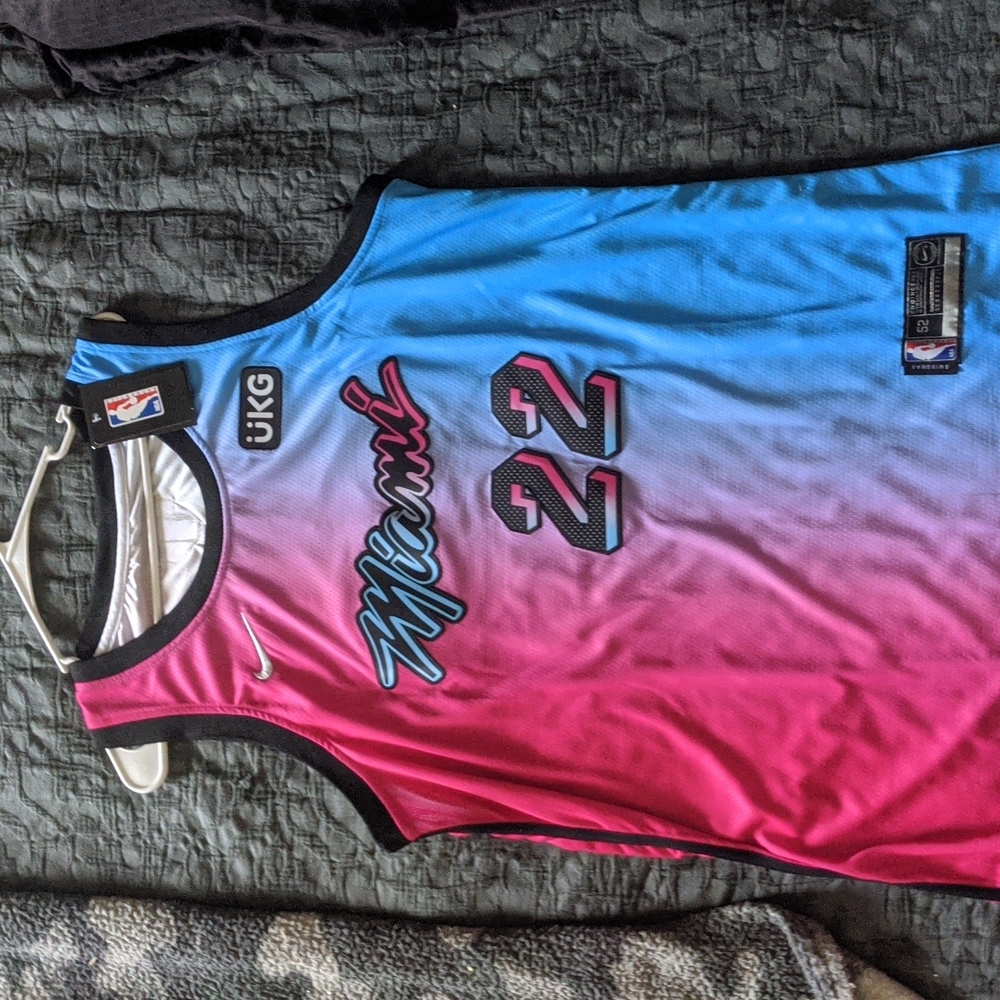 Miami heat NBA finals jersey (Jimmy Butler)